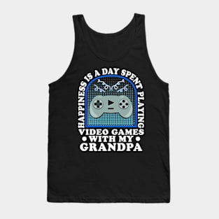 Happiness Is A Day Spent Gaming Grandchild Tank Top